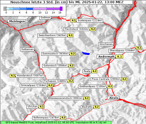 Neuschnee, 22. 1. 2025