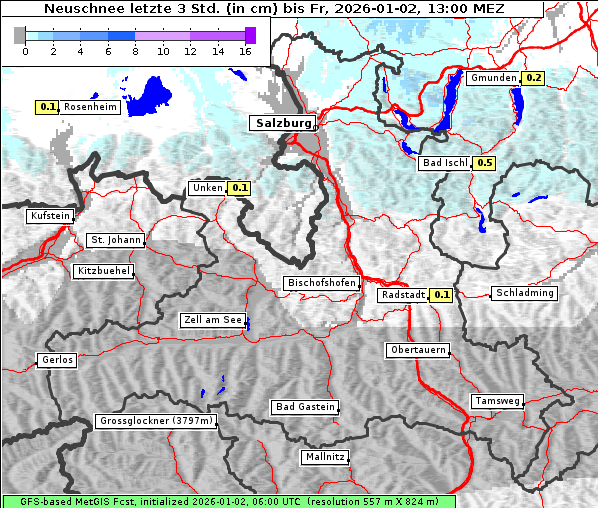 Neuschnee, 2. 1. 2026