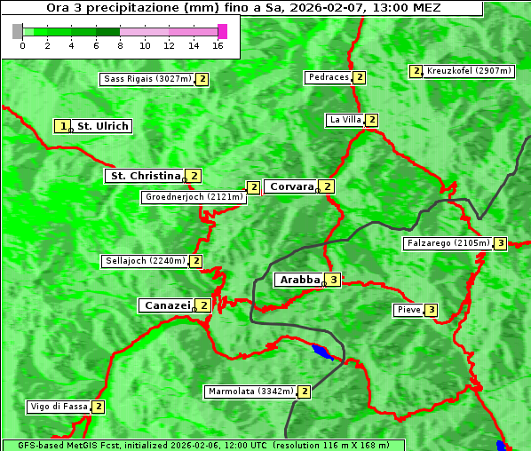 Niederschlag, 7. 2. 2026