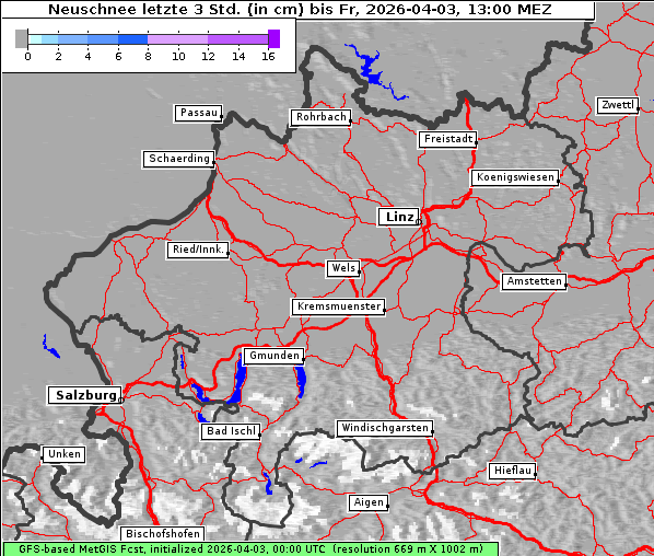 Neuschnee, 3. 4. 2026