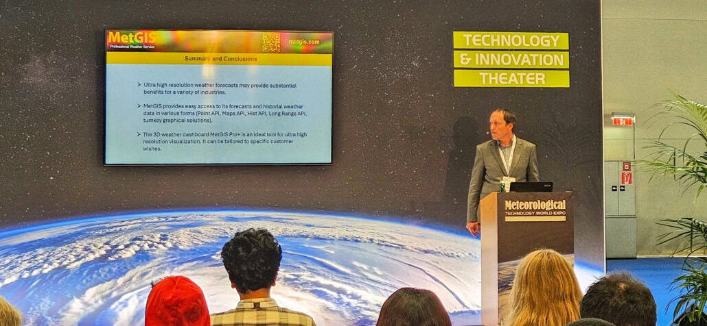 MetGIS talk at the Meteorological Technology World Expo 2025