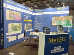 MetGIS booth at the Meteorological Technology World Expo 2024