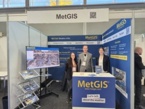 MetGIS booth at the Meteorological Technology World Expo 2025
